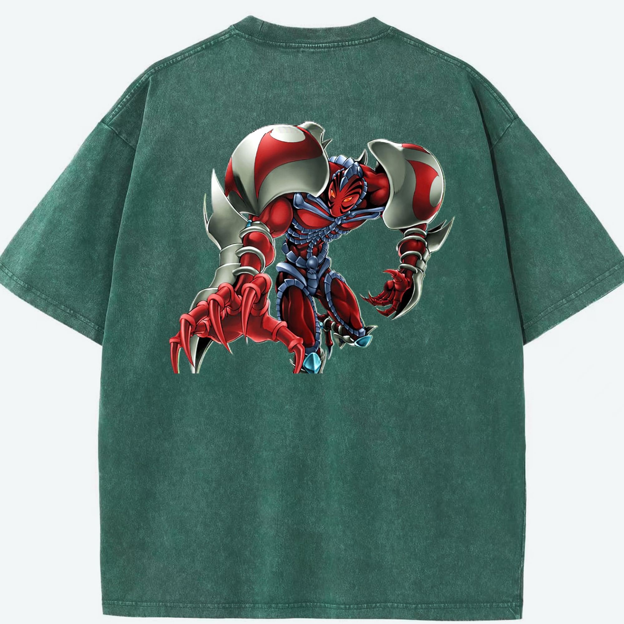 （画像用） 遊☆戯☆王 Yu-Gi-Oh! 綿100% ヴィンテージ風 半袖Tシャツ（背面プリント）